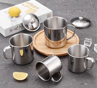 Single Wall Stainless Steel Cup with Handle