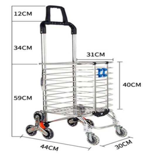Aluminium shopping trolley Aluminium shopping trolley