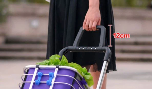 Folding Grocery Utility Climb Stair Cart (2) Folding Grocery Utility Climb Stair Cart (2)