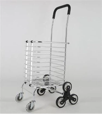 Carrito de compras con mango de aluminio