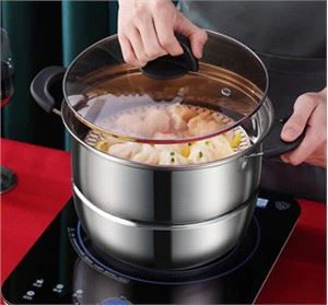 Olla de vapor de acero inoxidable