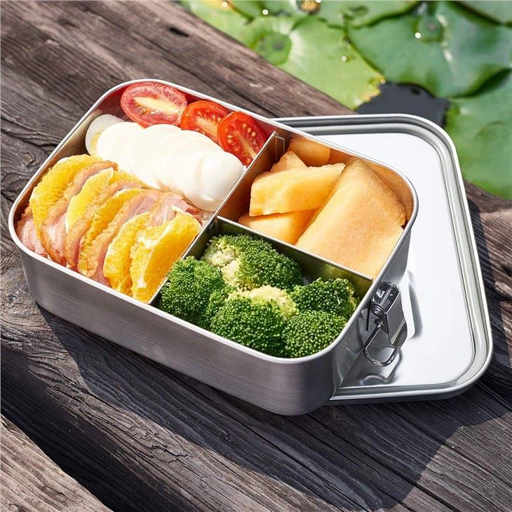 Caja Bento de acero inoxidable para niños