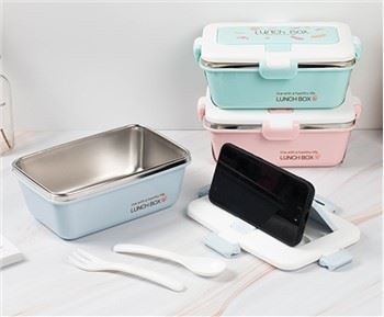 Caja de almacenamiento de alimentos Tiffin de doble pared
